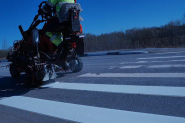 В Ленинградской области стартовал разметочный сезон