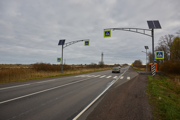 В Ленобласти завершился ремонт дороги вдоль деревни Яльгелево