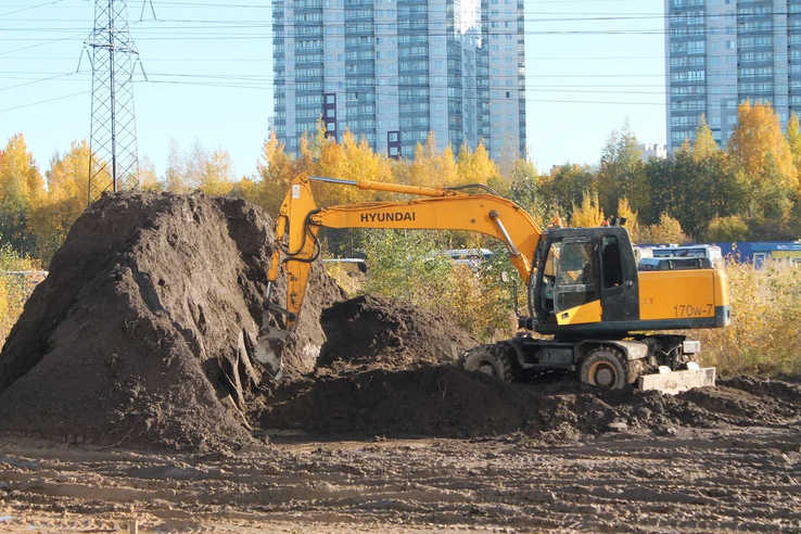 Дорожники активно строят западный обход Мурино