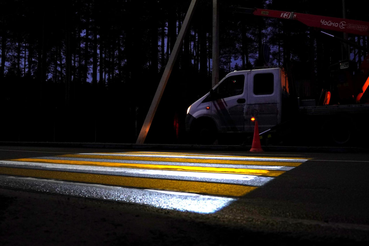 Сделано в Ленобласти: на региональных дорогах тестируют гобо-проекторы