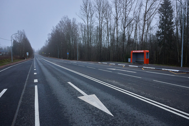 В Ленобласти завершился ремонт дороги вдоль Лебяжье