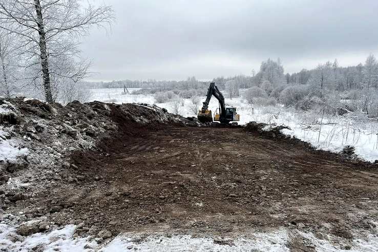 В Кингисеппском районе началось строительство дороги к полигону ТБО