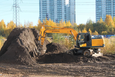 Дорожники активно строят западный обход Мурино